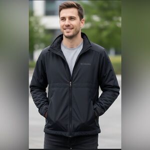 Columbia Sportswear Northern Voyage Fleece Lined Soft Shell Jacket Size Small